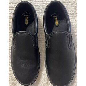 Tredsafe Unisex Slip Resistant Black Slip-on Shoes Size Women's 6M Men's 5M